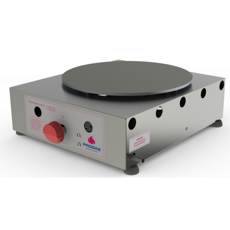 MÁQUINA DE CREPE FRANCÊS 10CM 220V PRKF-101 E PROGÁS 1