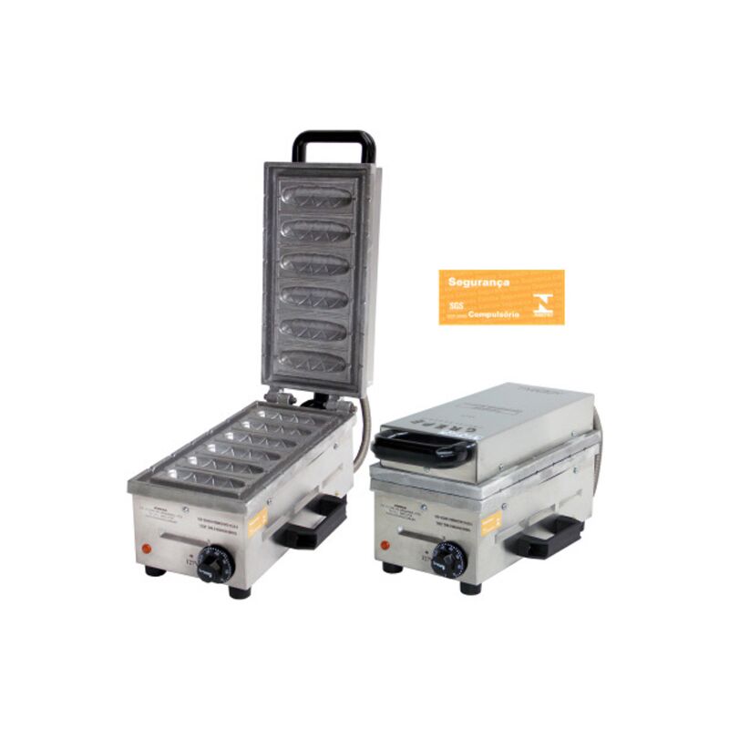 MÁQUINA DE CREPE NO PALITO 06 CREPELÍSSIMO 13CM 127V ADEMAQ 1