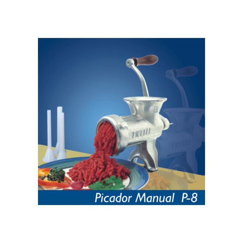 MOEDOR PICADOR DE CARNE BOCA #08 P-8 MANUAL PICELLI 1