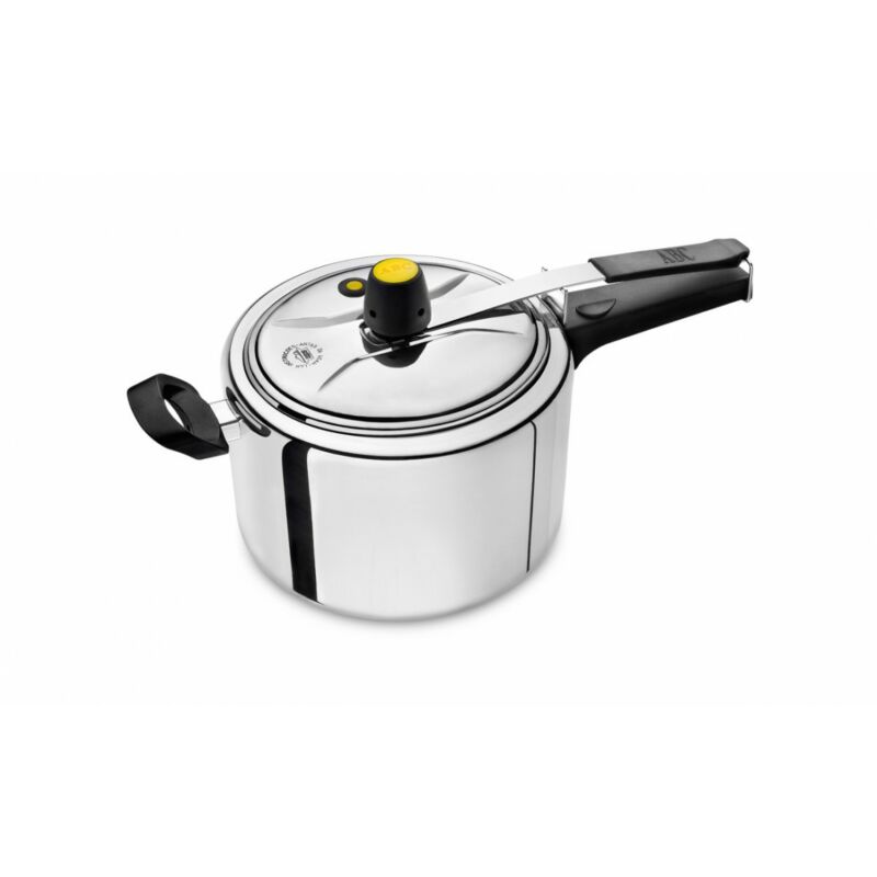 PANELA DE PRESSÃO ALUMÍNIO 04,5L COM CABO POLIDA ABC 1