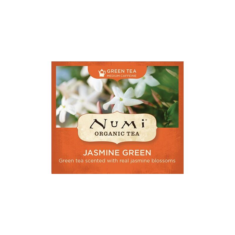 Chá Verde Orgânico Jasmim Numi formato:SACHÊ INDIVIDUAL 1