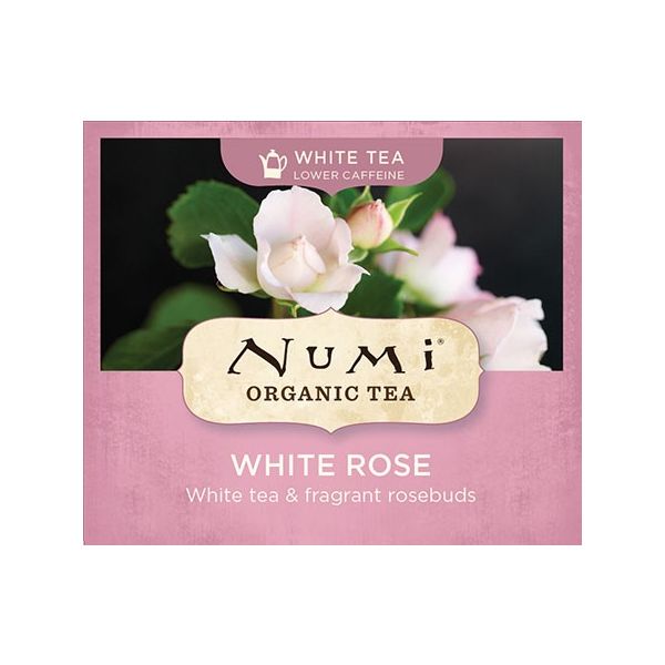 Chá Branco Orgânico Rosa Branca Numi 1